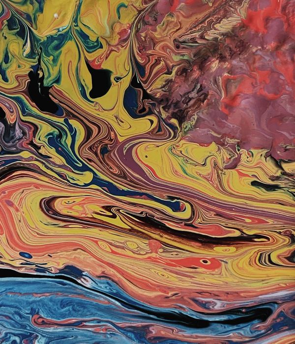 Abstract image representing flowing energy and well-being.